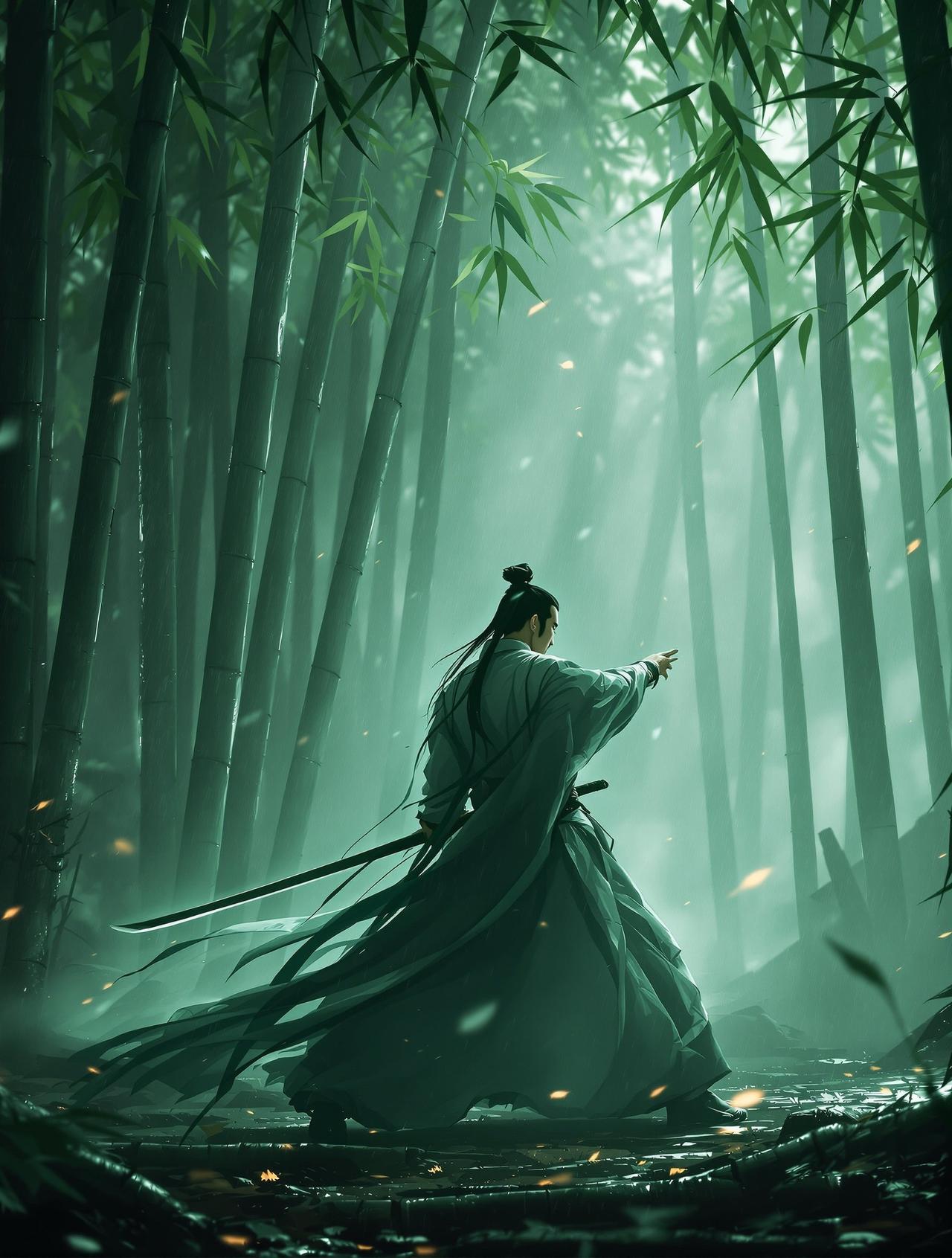 大色影院出品《江湖夜雨》高清海报